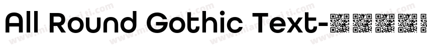 All Round Gothic Text字体转换